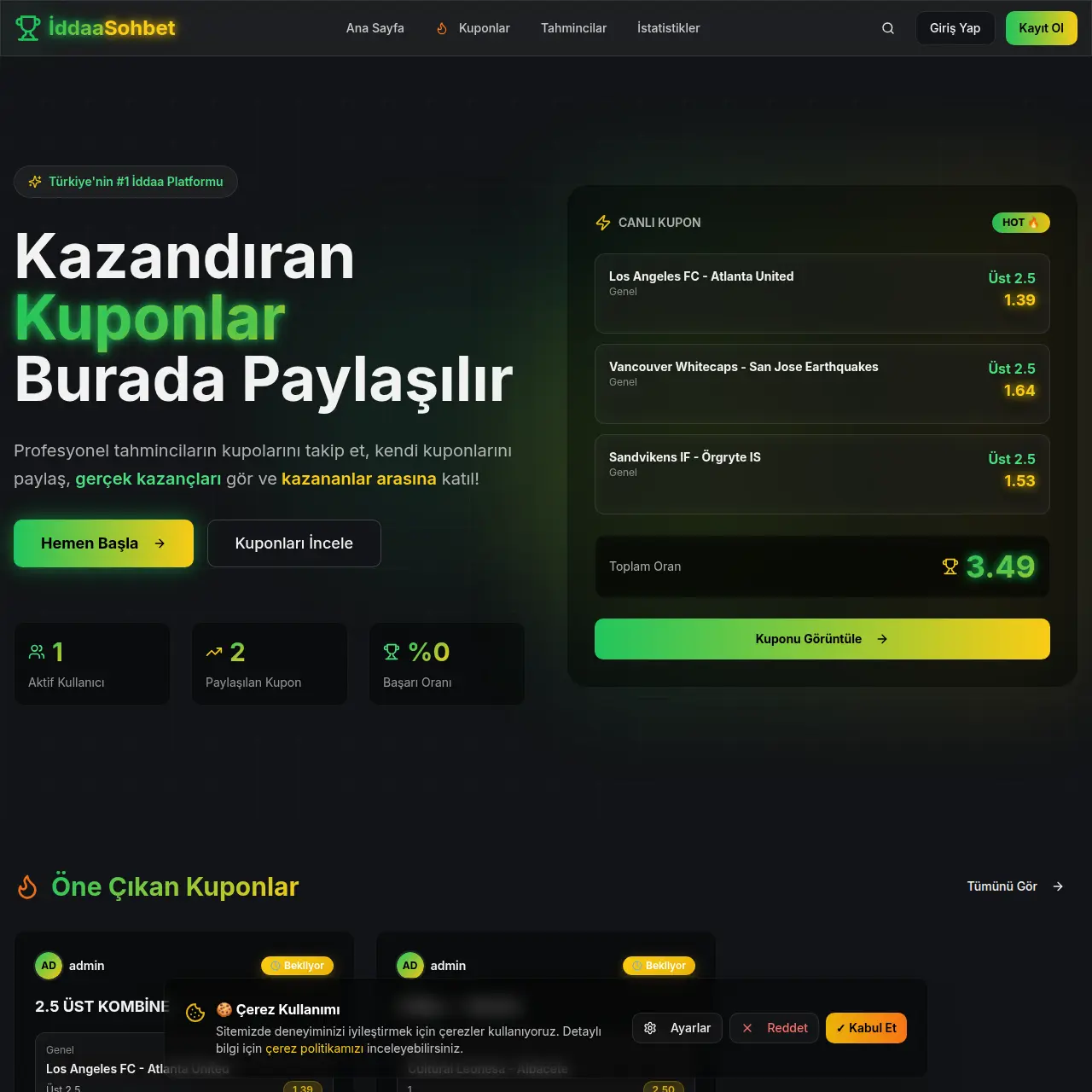 İddaa Sohbet - Dijital Website Web Tasarım