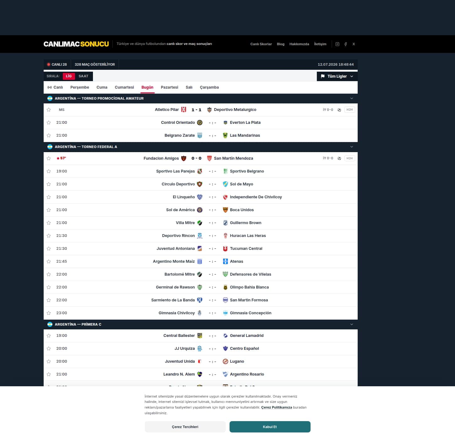 Canlı Maç Sonucu platform proje görseli
